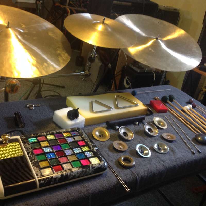 Ray's setup for his solo - A-Round-whole(d)